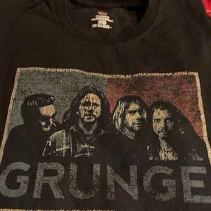 Grunge Black Graphic T-Shirt